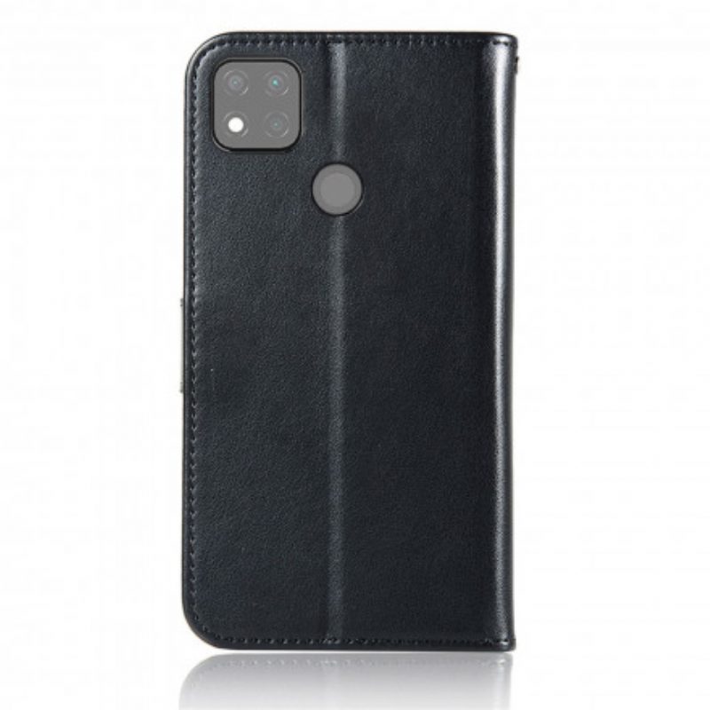 Flip Case voor Xiaomi Redmi 9C Dromenvanger Uil Met Leereffect