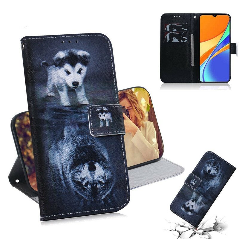 Flip Case voor Xiaomi Redmi 9C Ernesto De Wolf