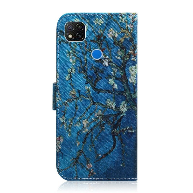 Folio-hoesje voor Xiaomi Redmi 9C Bloeiende Boomtak