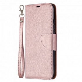 Folio-hoesje voor Xiaomi Redmi 9C Flip Case Lychee Rabat Schuin