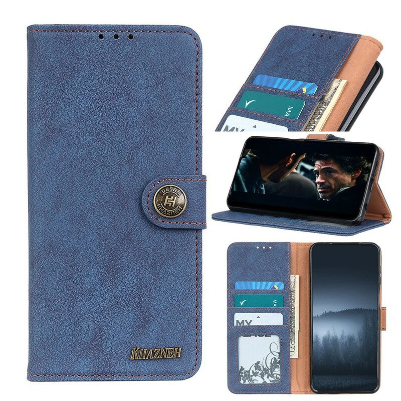 Folio-hoesje voor Xiaomi Redmi 9C Khazneh Retro Splitleer