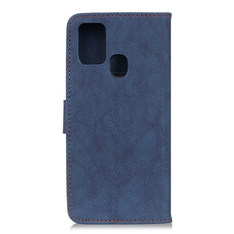 Folio-hoesje voor Xiaomi Redmi 9C Khazneh Retro Splitleer