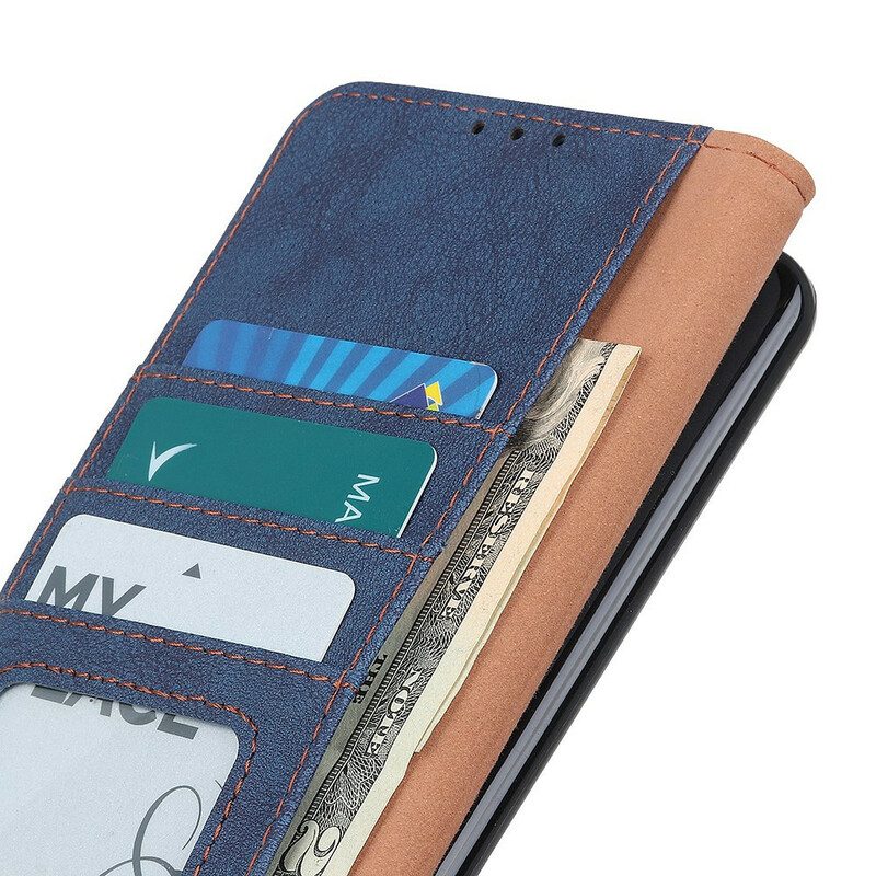 Folio-hoesje voor Xiaomi Redmi 9C Khazneh Retro Splitleer