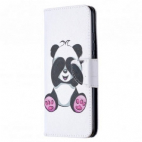 Folio-hoesje voor Xiaomi Redmi 9C Panda-plezier