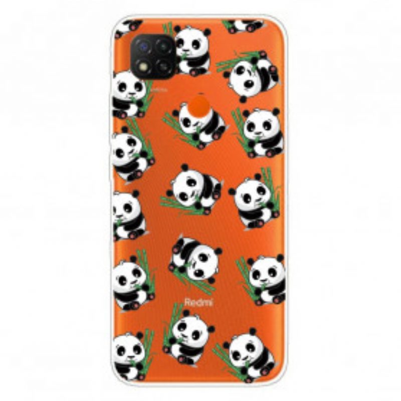 Hoesje voor Xiaomi Redmi 9C Kleine Panda's