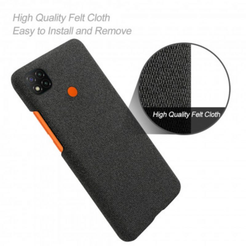 Hoesje voor Xiaomi Redmi 9C Ksq Stof Chique