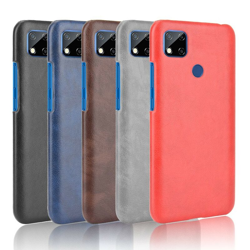 Hoesje voor Xiaomi Redmi 9C Litchi-leereffect