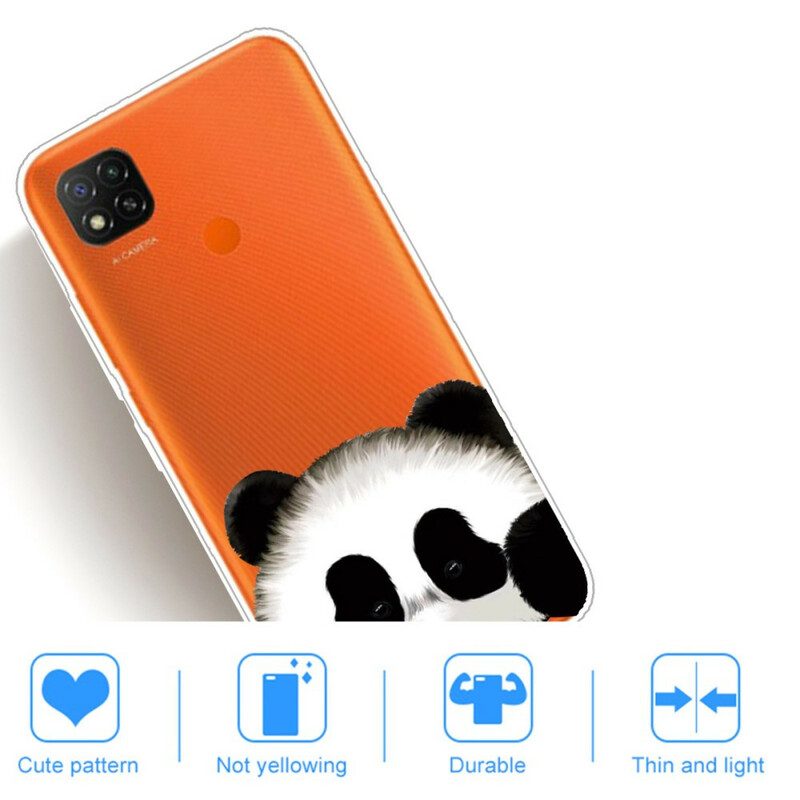 Hoesje voor Xiaomi Redmi 9C Naadloze Panda