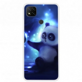 Hoesje voor Xiaomi Redmi 9C Panda In De Ruimte