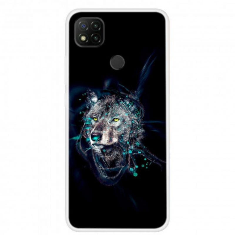 Hoesje voor Xiaomi Redmi 9C Wolf