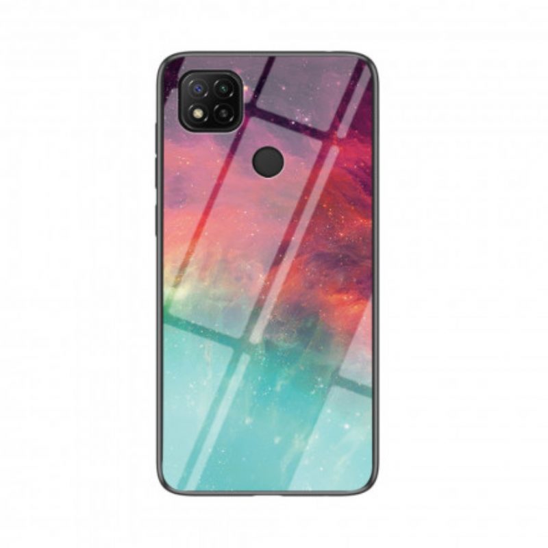 Telefoonhoesje voor Xiaomi Redmi 9C Schoonheid Gehard Glas