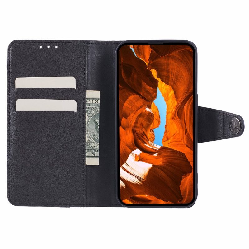 Folio-hoesje Realme 12 Pro / 12 Pro Plus Telefoonhoesje Bi-textuur