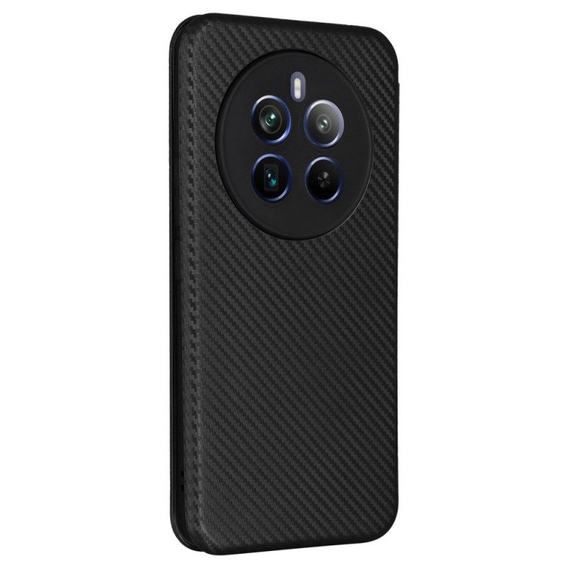 Folio-hoesje Realme 12 Pro / 12 Pro Plus Telefoonhoesje Koolstofvezel