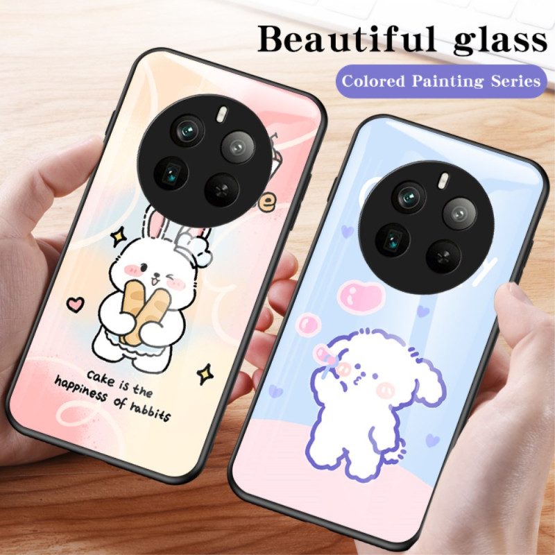 Hoesje Realme 12 Pro / 12 Pro Plus Cartoon Gehard Glas