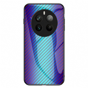 Hoesje Realme 12 Pro / 12 Pro Plus Koolstofvezel Gehard Glas