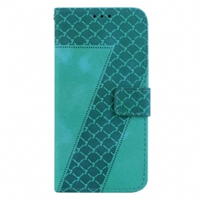 Leren Hoesje Voor Realme 12 Pro / 12 Pro Plus Uitvoering 7 Met Riem