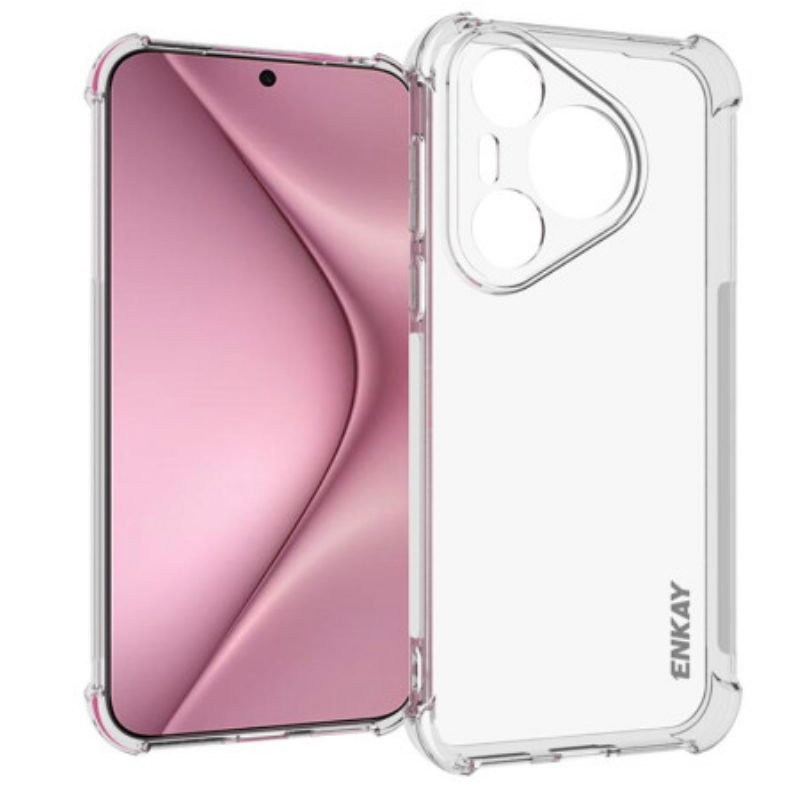 Case Hoesje Huawei Pura 70 Telefoonhoesje Transparant Enkay