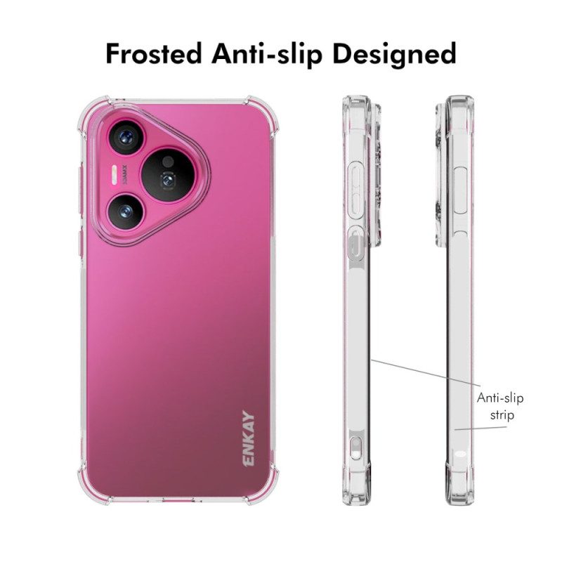 Case Hoesje Huawei Pura 70 Telefoonhoesje Transparant Enkay