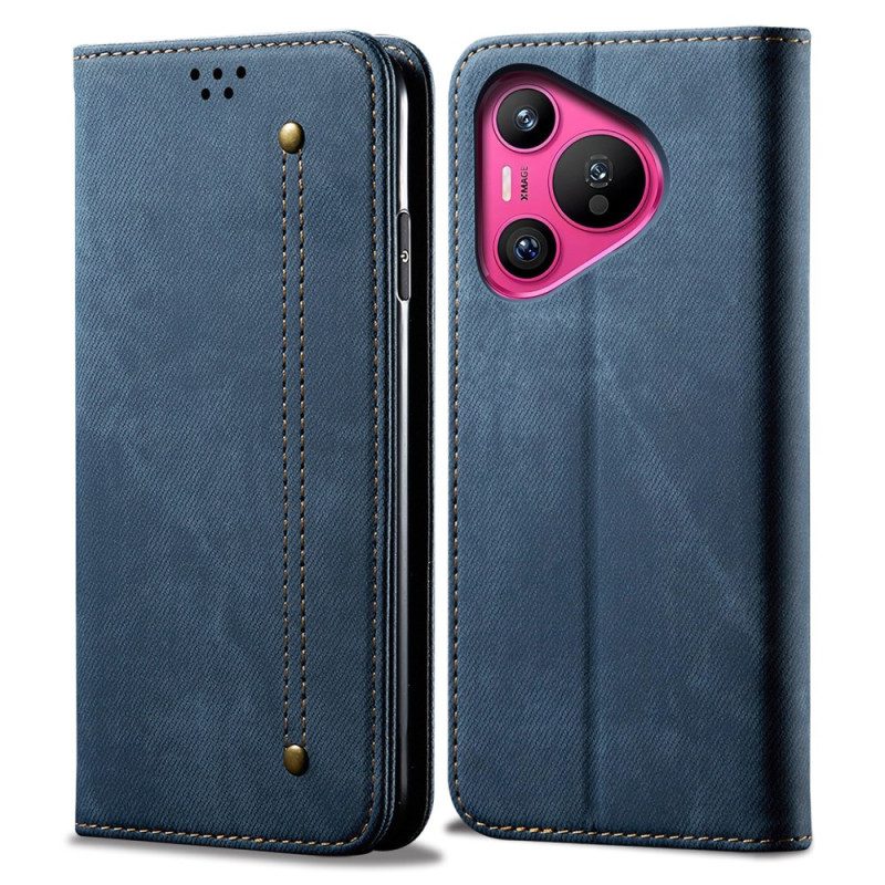 Folio-hoesje Huawei Pura 70 Jeansstof