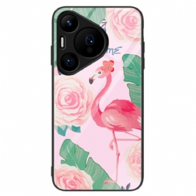 Hoesje Voor Huawei Pura 70 Vogel Van Gehard Glas