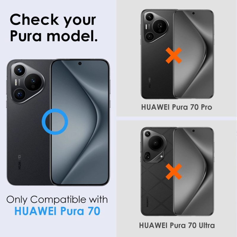 Huawei Pura 70 Lensbeschermer Met Metalen Ring Northjo