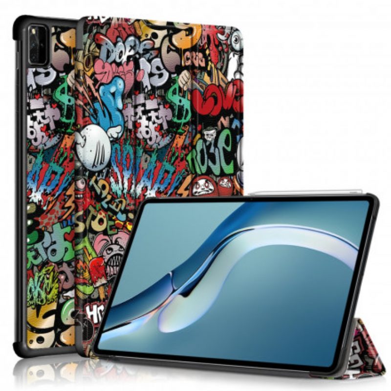 Bescherming Hoesje voor Huawei MatePad Pro 12.6 (2021) Verbeterde Graffiti