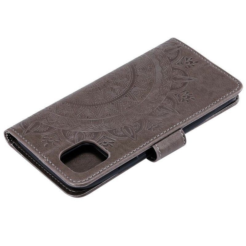 Flip Case voor iPhone 11 Pro Max Zon Mandala