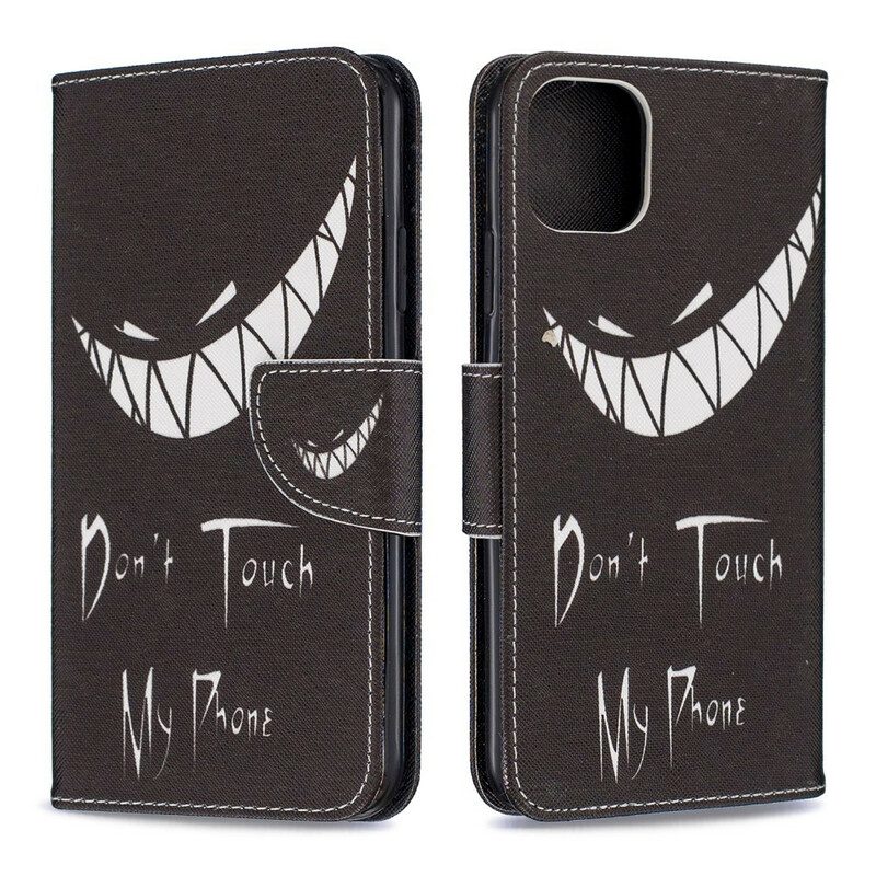 Folio-hoesje voor iPhone 11 Pro Max Duivels Telefoon