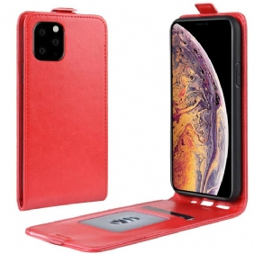 Folio-hoesje voor iPhone 11 Pro Max Flip Case Opvouwbaar Leereffect