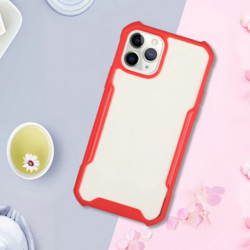 Hoesje voor iPhone 11 Pro Max Hybride Gekleurde Randen