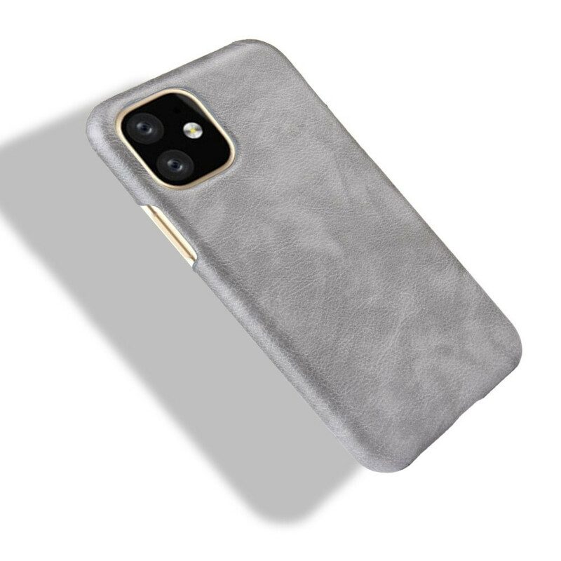 Hoesje voor iPhone 11 Pro Max Litchi-leereffect