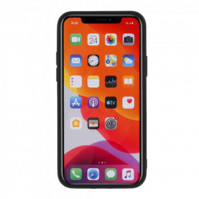 Hoesje voor iPhone 11 Pro Max Mat Stijve Siliconen