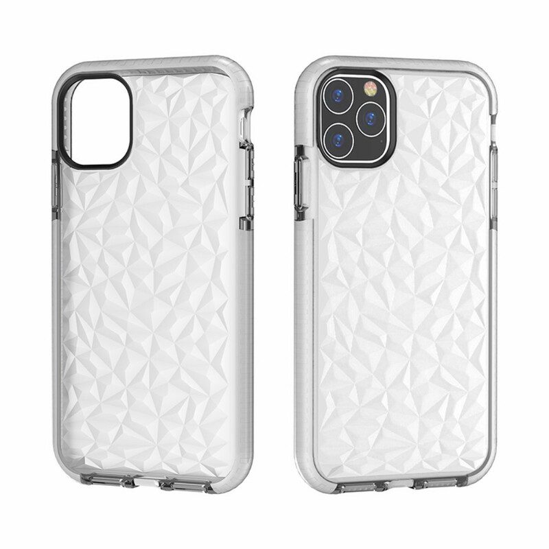 Hoesje voor iPhone 11 Pro Max Naadloze Diamanttextuur