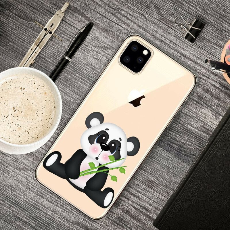 Hoesje voor iPhone 11 Pro Max Naadloze Trieste Panda