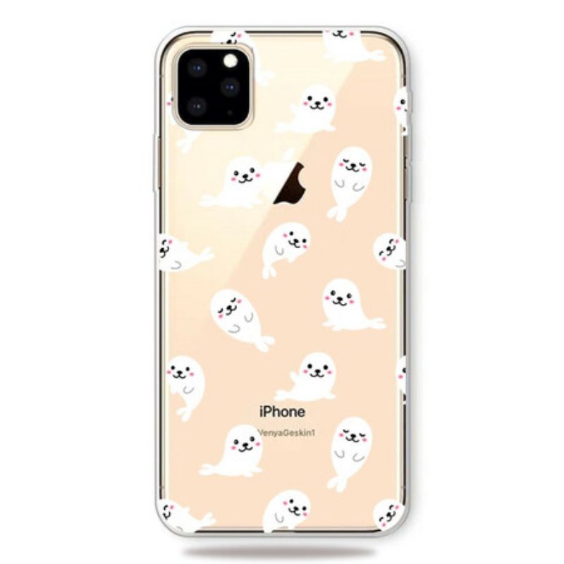 Hoesje voor iPhone 11 Pro Max Top Zeeleeuwen