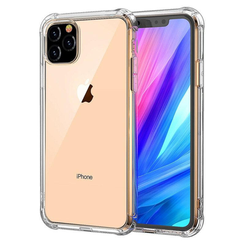 Hoesje voor iPhone 11 Pro Max Transparant Leeu-ontwerp