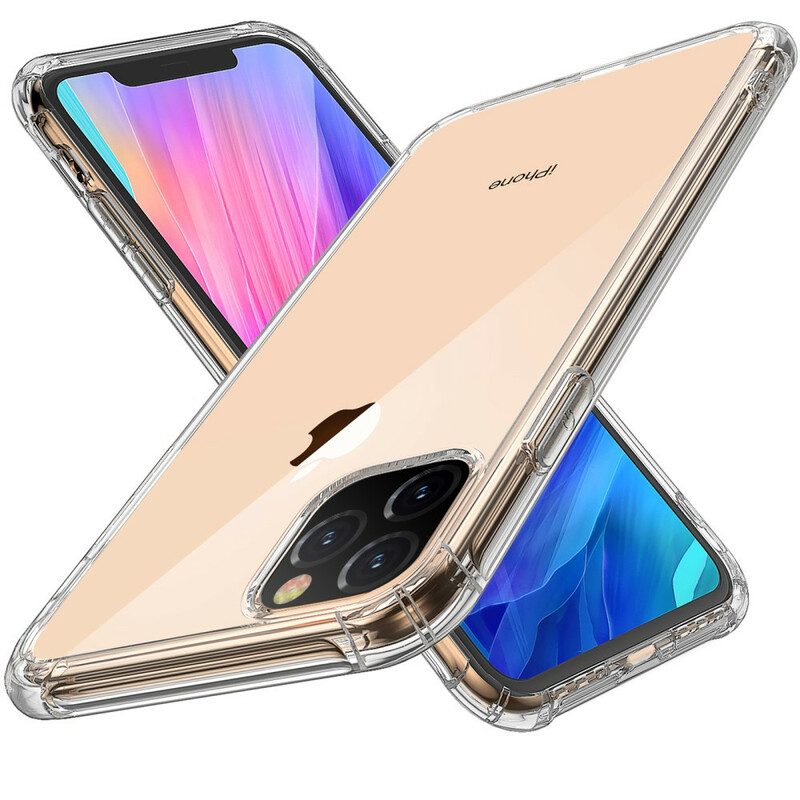 Hoesje voor iPhone 11 Pro Max Transparant Leeu-ontwerp