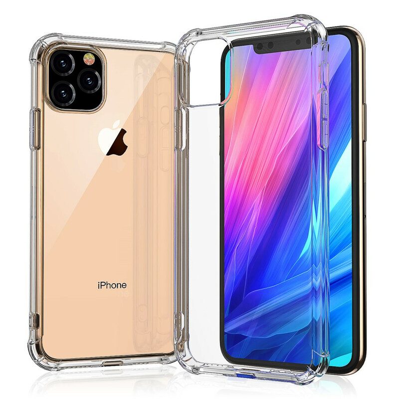 Hoesje voor iPhone 11 Pro Max Transparant Leeu-ontwerp