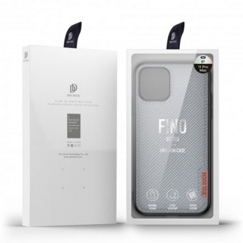 Telefoonhoesje voor iPhone 11 Pro Max Dux Ducis Fino-serie