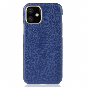 Telefoonhoesje voor iPhone 11 Pro Max Krokodillenhuidstijl