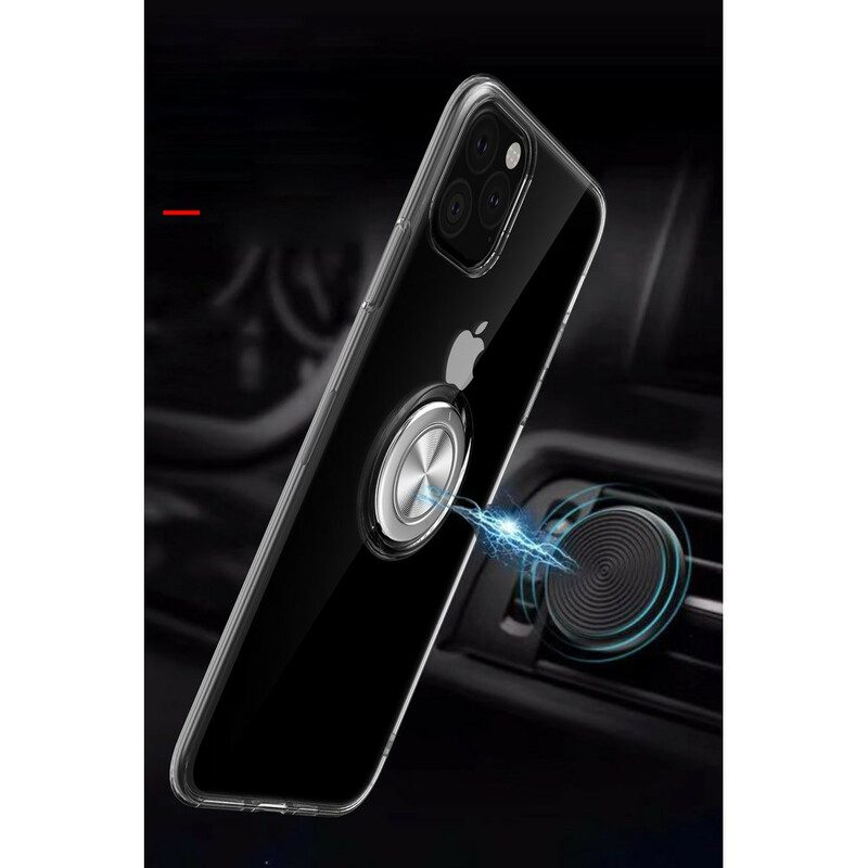 Telefoonhoesje voor iPhone 11 Pro Max Transparant Met Ring-support