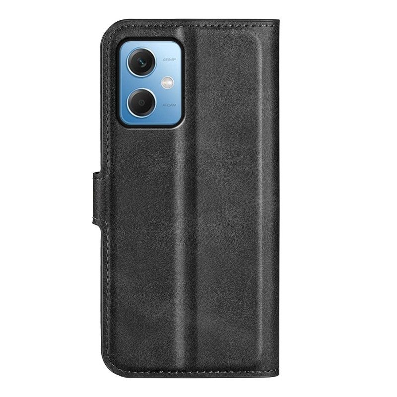 Folio-hoesje voor Xiaomi Redmi Note 12 5G Stijl Leer Kleur