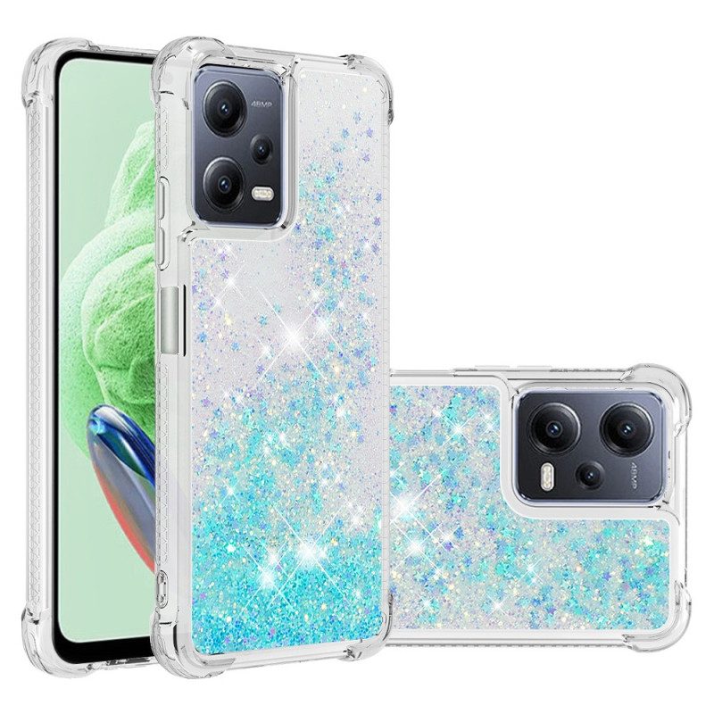 Hoesje voor Xiaomi Redmi Note 12 5G Kleurrijke Pailletten