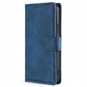 Leren Hoesje voor Xiaomi Redmi Note 12 5G Krokodil