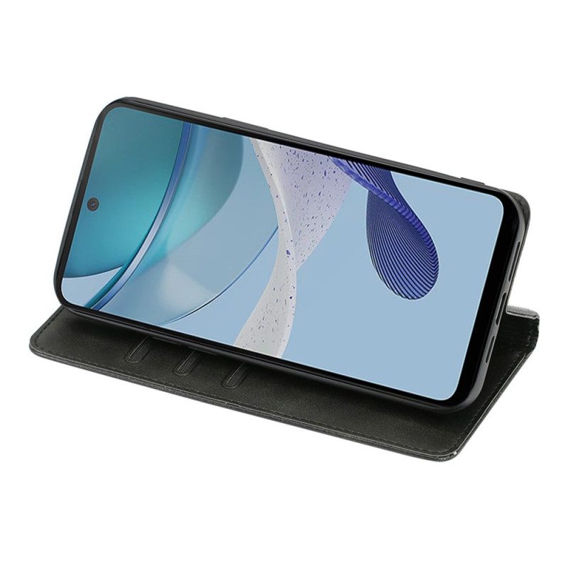 Bescherming Hoesje voor Moto G73 5G Folio-hoesje Kunstleer