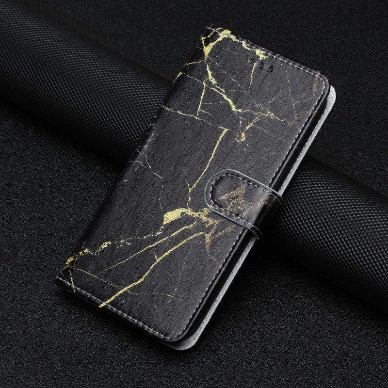 Folio-hoesje voor Moto G73 5G Marmer