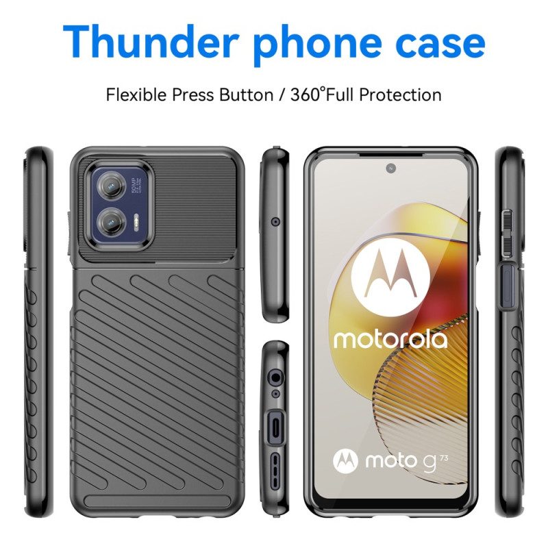 Hoesje voor Moto G73 5G Thunder-serie