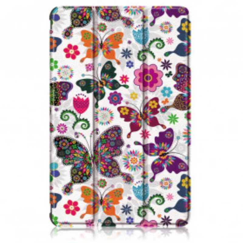 Bescherming Hoesje voor Huawei MatePad New Verbeterde Retro Vlinders En Bloemen