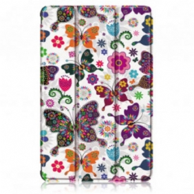 Bescherming Hoesje voor Huawei MatePad New Verbeterde Retro Vlinders En Bloemen