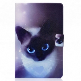 Flip Case voor Huawei MatePad New Blauwogige Kat